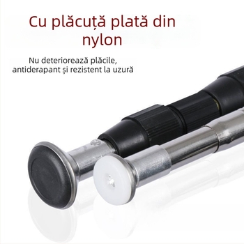 Bară telescopică din oțel inoxidabil pentru uscat haine pe balcon