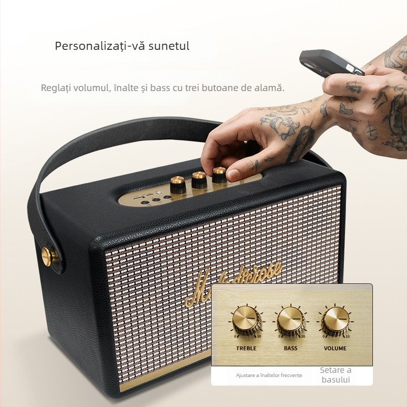 MELODIC Melody Rose 03 Boxă Bluetooth wireless cu microfon karaoke — pentru exterior, portabilă, 4 difuzoare, baterie 6000mAh, Bluetooth 5.3, 130W, 60Hz-15kHz