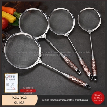 Filtru de ulei din oțel inoxidabil ultrafin, etanș, anti-alunecare, rezistent la căldură, cu cârlig unic