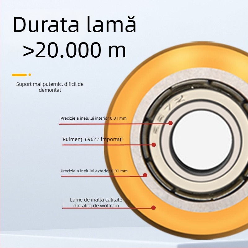 Roată de lamă pentru plăci, model profesional Xiali, lamă din sticlă obișnuită, grosime de tăiere implicită, neimportat