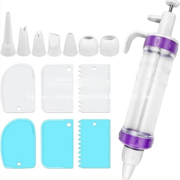 JUXING set unelte decorare prăjituri din oțel inoxidabil 316, 39 piese, duze de decorare și pungi pentru creme, pentru prăjituri și biscuiți, stil modern minimalist