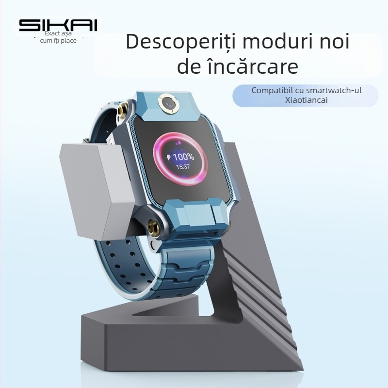 Stand de încărcare pentru ceasul Little Genius Z10/Z9/Z8 – suport geometric seria D5, dimensiuni 25×12×6, greutate 170 g