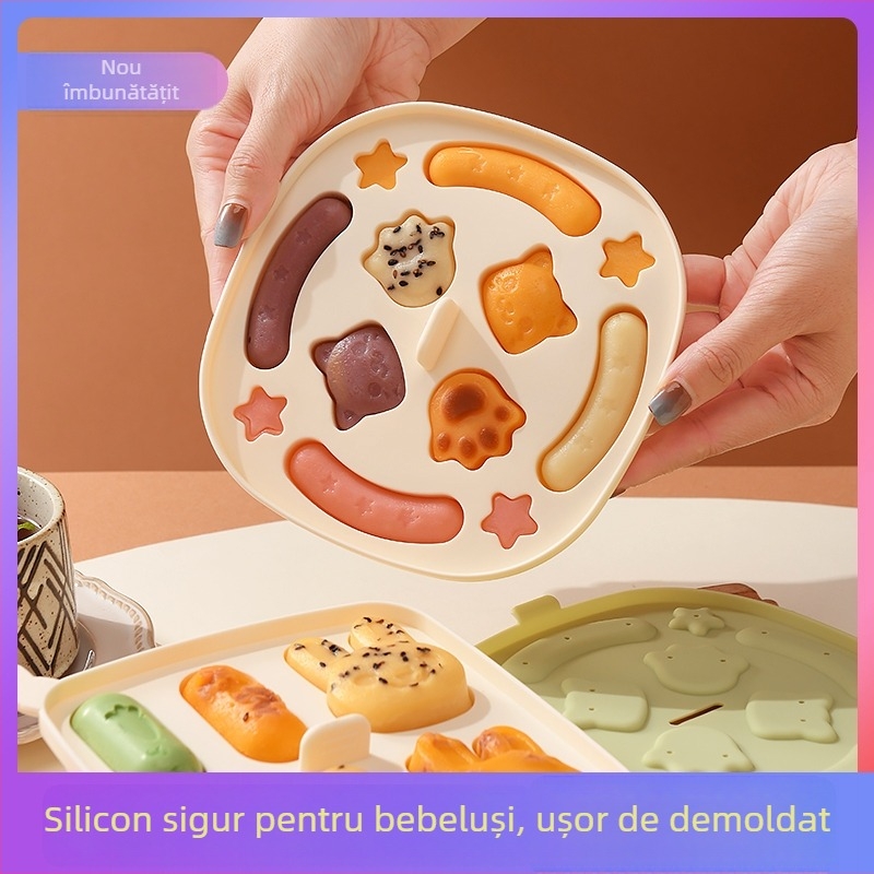 Little Chef Girl formă din silicon pentru prăjituri, rotundă, pentru coacere