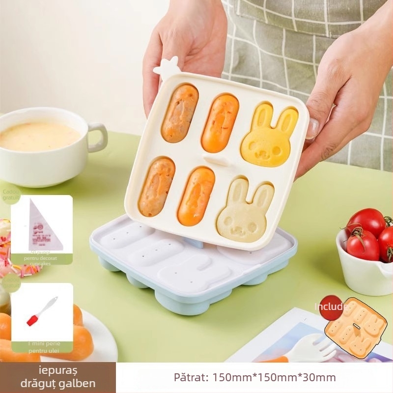 Little Chef Girl formă din silicon pentru prăjituri, rotundă, pentru coacere