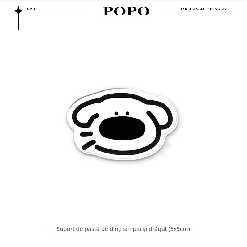 Instrument de stoarcere pastă de dinți, suport montat pe perete și clips pentru curățare facială, baie, multifuncțional