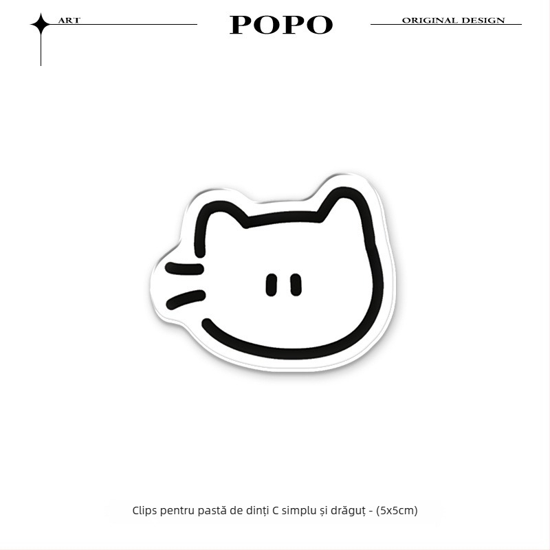 Instrument de stoarcere pastă de dinți, suport montat pe perete și clips pentru curățare facială, baie, multifuncțional