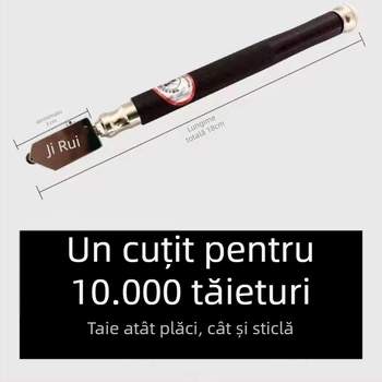 Tăietor de sticlă cu lamă mare pentru plăci groase și plăci de podea, manual (Brand: Unique; Tip: Altul; Domeniu de aplicare: Altul)