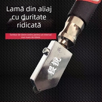 Tăietor de sticlă cu lamă mare pentru plăci groase și plăci de podea, manual (Brand: Unique; Tip: Altul; Domeniu de aplicare: Altul)