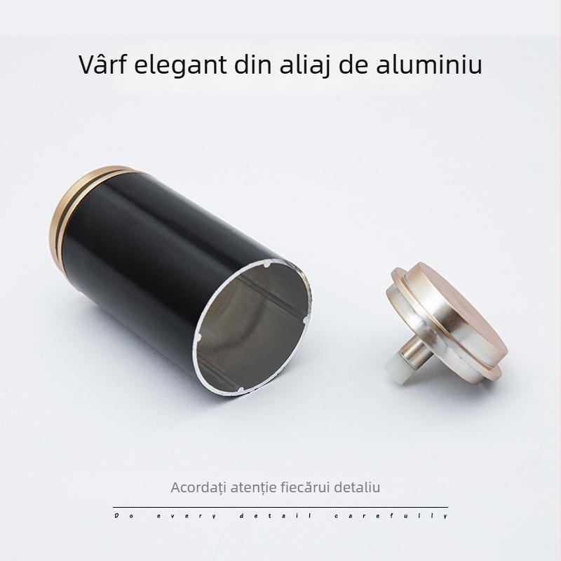 Set de bare pentru perdea cu suport din aliaj de aluminiu, șină simplă sau dublă, stil modern și simplu, personalizabil