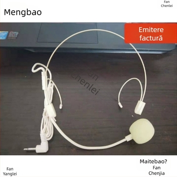 Microfon headset pentru cosplay - Model Q2, fără fir, omnidirecțional, cu bobină în mișcare, fără baterie