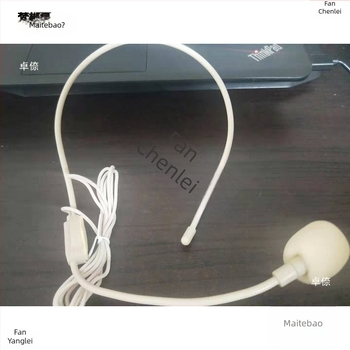 Microfon headset pentru cosplay - Model Q2, fără fir, omnidirecțional, cu bobină în mișcare, fără baterie
