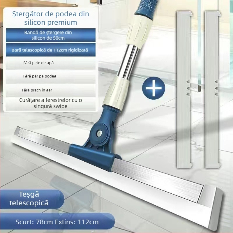 Ștergător de geamuri pentru baie cu mop - din plastic, marcă Zhongchun, lansat în 2022, 1 kg