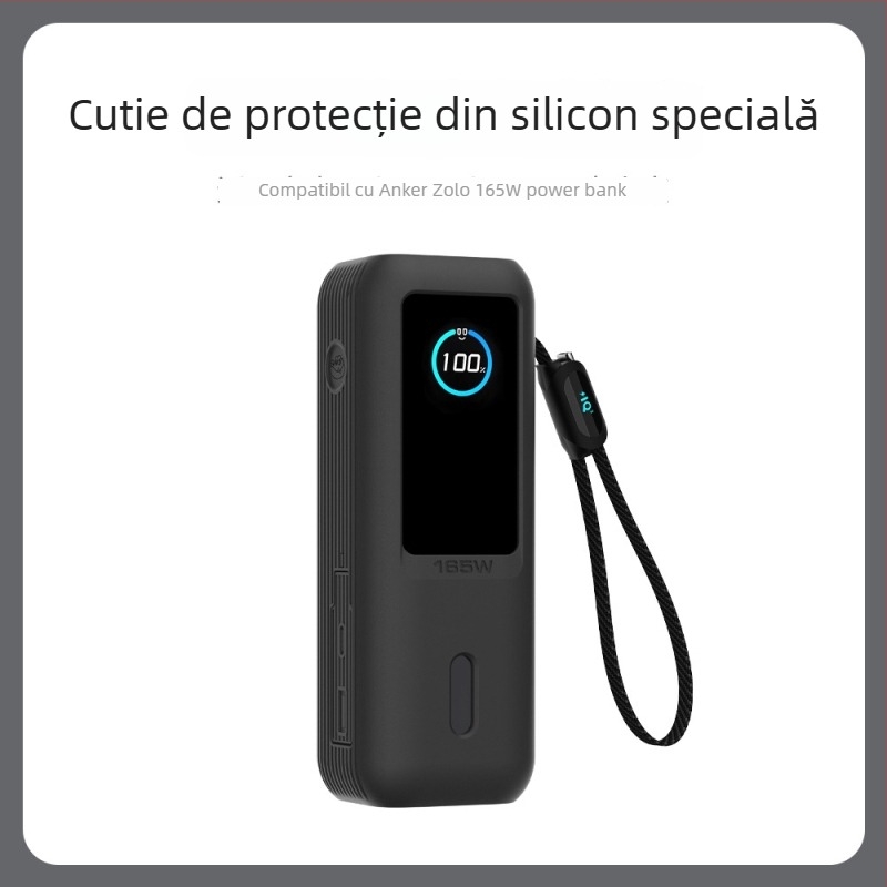 Carcasă de protecție din silicon pentru baterie externă Anker 165W, marca Yinfish, compatibilă cu Anker