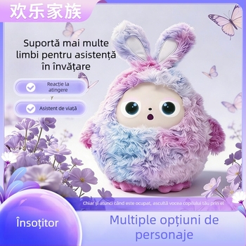 Ursuleț de pluș AI Dialogue cu Bean Bag – Jucărie interactivă de companie cu Bluetooth și Wi‑Fi