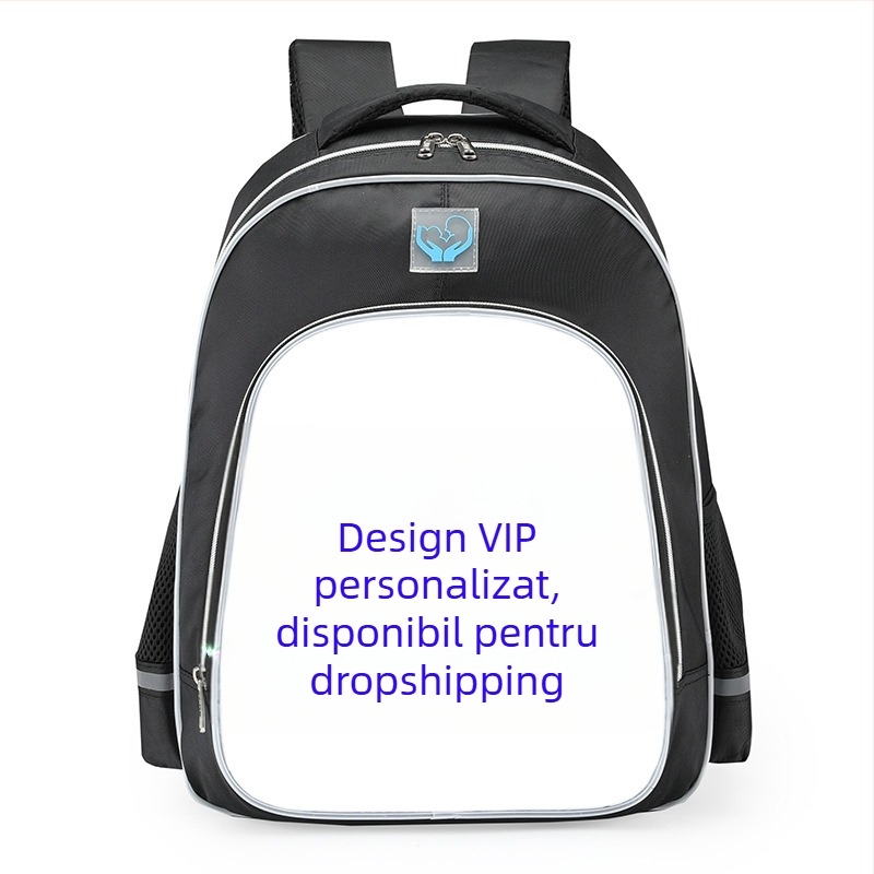 Rucsac școlar pentru elevi din învățământul primar și gimnazial, cu elemente reflectorizante, respirabil, impermeabil, rezistent la uzură, anti-furt