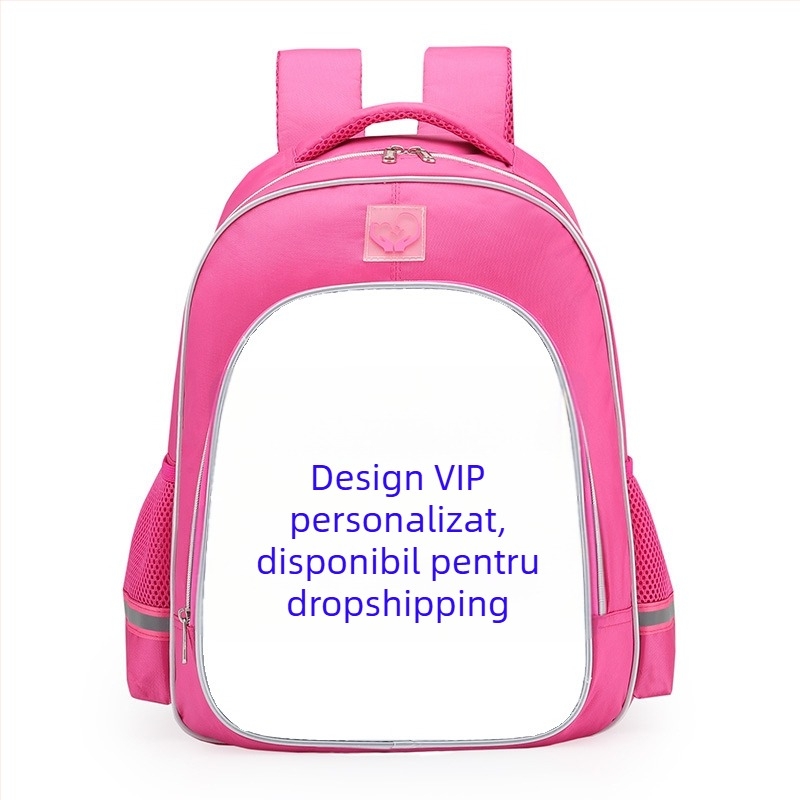 Rucsac școlar pentru elevi din învățământul primar și gimnazial, cu elemente reflectorizante, respirabil, impermeabil, rezistent la uzură, anti-furt
