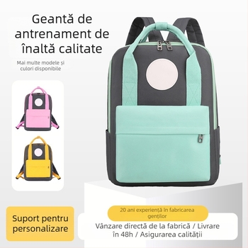 Rucsac pentru școala primară din Oxford, rezistent la uzură și reduce încărcătura, bretele curbate, căptușeală din poliester, pentru clasa a III-a–a IV-a