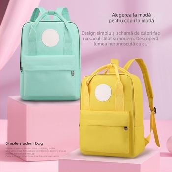 Rucsac pentru școala primară din Oxford, rezistent la uzură și reduce încărcătura, bretele curbate, căptușeală din poliester, pentru clasa a III-a–a IV-a