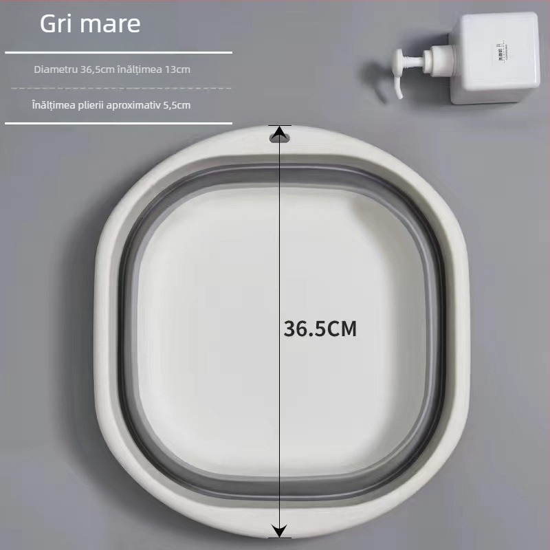 Vas de spălat pliabil – Portabil, Multifuncțional, pentru casă, cămin, călătorii, spălarea hainelor bebelușului