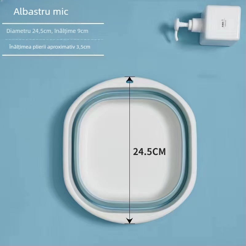 Vas de spălat pliabil – Portabil, Multifuncțional, pentru casă, cămin, călătorii, spălarea hainelor bebelușului