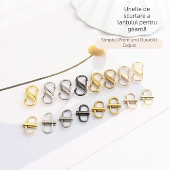 Clema reglare lanț geantă – Yuyue, metal, Primăvara 2023, pentru lanț de bagaje, Seria Bag adjusting buckle