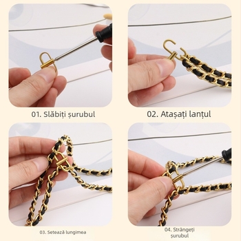 Clema reglare lanț geantă – Yuyue, metal, Primăvara 2023, pentru lanț de bagaje, Seria Bag adjusting buckle