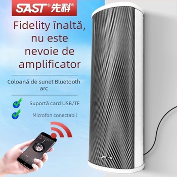 Difuzor activ exterior tip coloană (Bluetooth, 2 difuzoare, sunet 3D, redare MP3, card TF/USB)