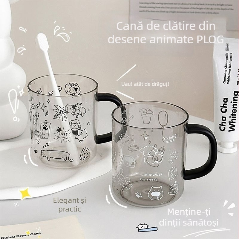 Pahar pentru clătirea gurii și periuța de dinți, din plastic (Brand: Unique; Material: Plastic; Importat: Nu)