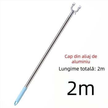 Tajiajing bară metalică pentru uscat haine balcon – stil modern simplu, pentru balcon, lansare 2023