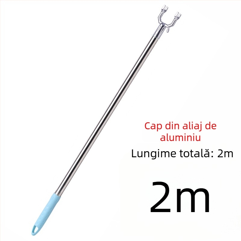 Tajiajing bară metalică pentru uscat haine balcon – stil modern simplu, pentru balcon, lansare 2023