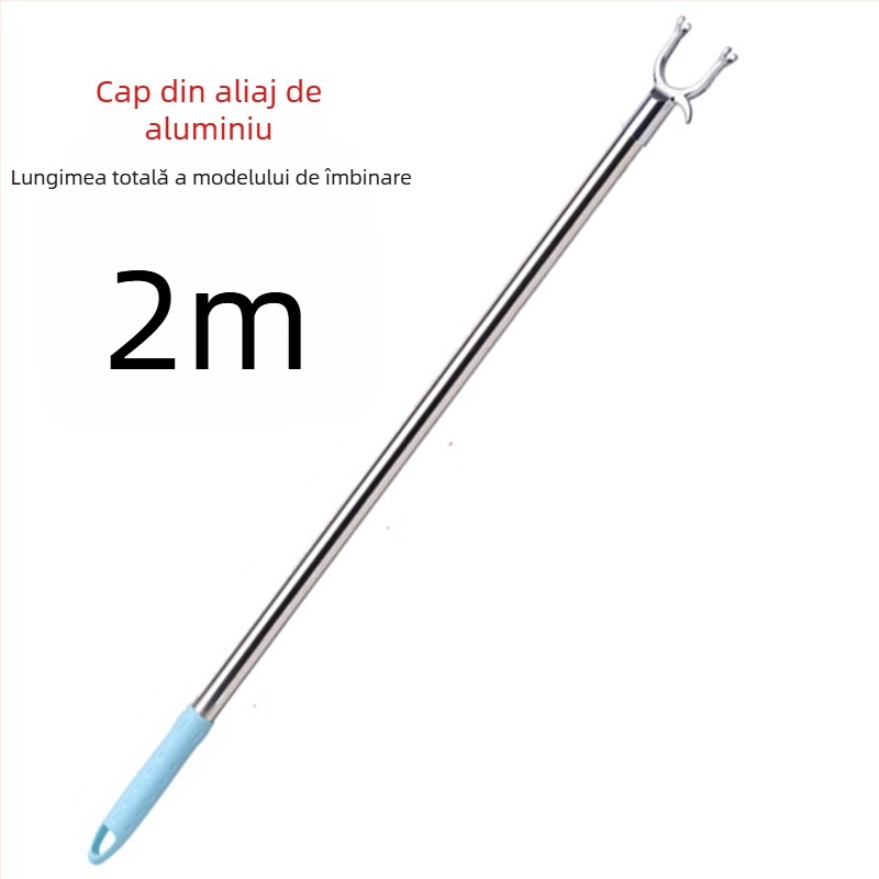 Tajiajing bară metalică pentru uscat haine balcon – stil modern simplu, pentru balcon, lansare 2023