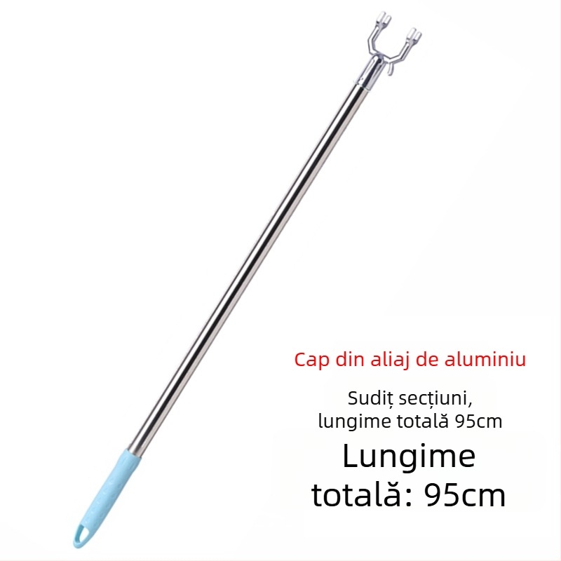 Tajiajing bară metalică pentru uscat haine balcon – stil modern simplu, pentru balcon, lansare 2023