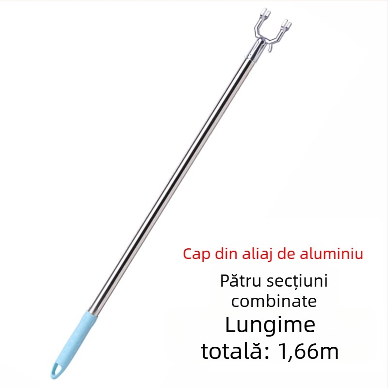 Tajiajing bară metalică pentru uscat haine balcon – stil modern simplu, pentru balcon, lansare 2023