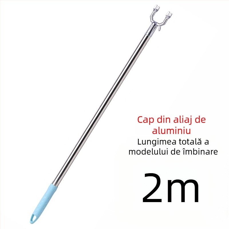 Tajiajing bară metalică pentru uscat haine balcon – stil modern simplu, pentru balcon, lansare 2023