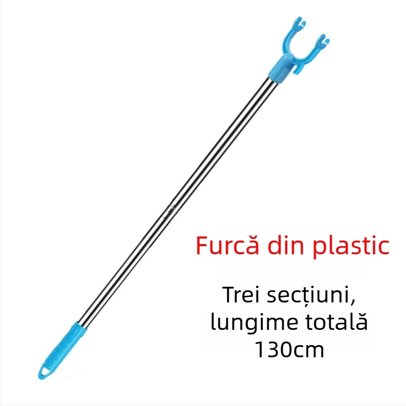 Tajiajing bară metalică pentru uscat haine balcon – stil modern simplu, pentru balcon, lansare 2023