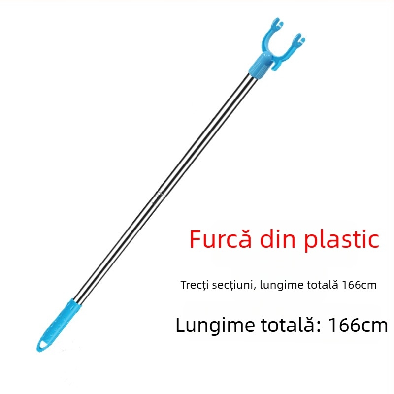 Tajiajing bară metalică pentru uscat haine balcon – stil modern simplu, pentru balcon, lansare 2023