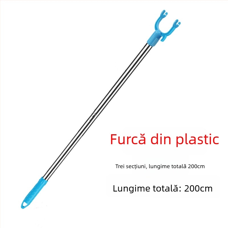 Tajiajing bară metalică pentru uscat haine balcon – stil modern simplu, pentru balcon, lansare 2023