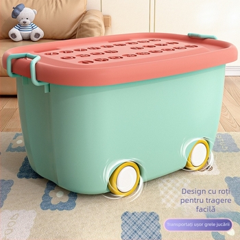 Cutie de depozitare pentru jucării – design modern minimalist, capacitate până la 5 L, nefalcabilă, fără roți, potrivită pentru organizarea jucăriilor, gustărilor, hainelor, blocurilor și cărților