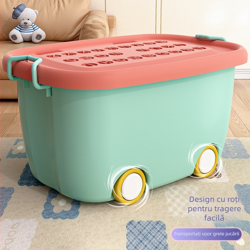 Cutie de depozitare pentru jucării – design modern minimalist, capacitate până la 5 L, nefalcabilă, fără roți, potrivită pentru organizarea jucăriilor, gustărilor, hainelor, blocurilor și cărților