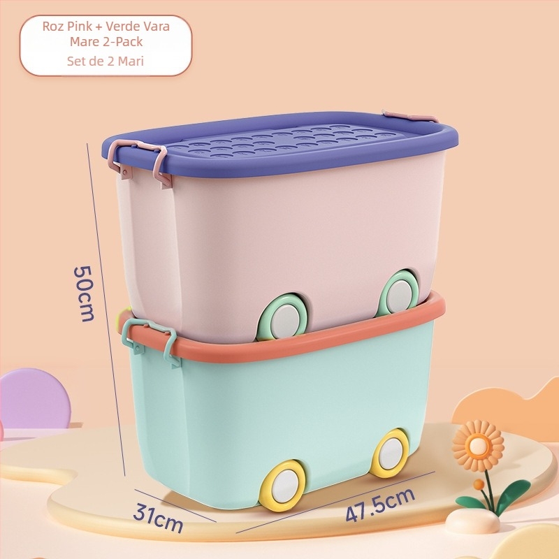 Cutie de depozitare pentru jucării – design modern minimalist, capacitate până la 5 L, nefalcabilă, fără roți, potrivită pentru organizarea jucăriilor, gustărilor, hainelor, blocurilor și cărților