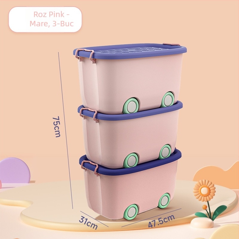 Cutie de depozitare pentru jucării – design modern minimalist, capacitate până la 5 L, nefalcabilă, fără roți, potrivită pentru organizarea jucăriilor, gustărilor, hainelor, blocurilor și cărților