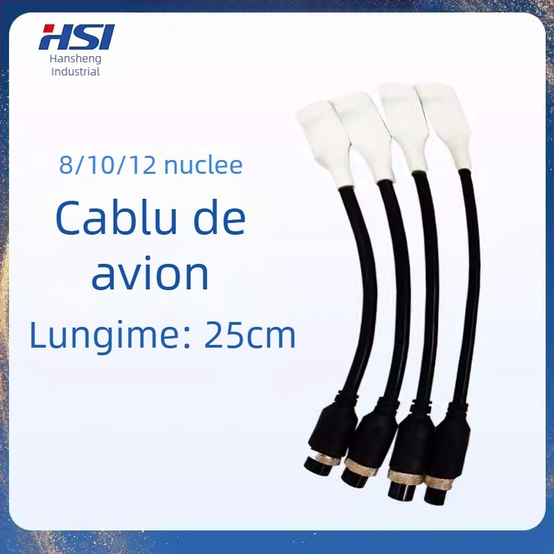 Cablu C-C cu opt fire, cablu de test USB-A la USB-C, compatibil cu tester-ul Hansheng GTI60XX pentru încărcare rapidă