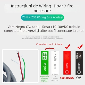 Z3N-TB22 / T22-2 / TW22 / Z3S-T22 Julong senzor fotoelectric pentru marcaj de culoare, pentru mașina de fabricat pungi, corecție a aliniamentului