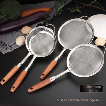 Strecurător de bucătărie din oțel inoxidabil 304, mâner antiaderant, cârlig simplu pentru agățare, stil modern, personalizare și imprimare logo