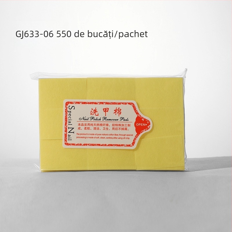 Foițe de curățare pentru unghii, fără scame, pentru îndepărtarea lacului – discuri din bumbac pentru manichiură