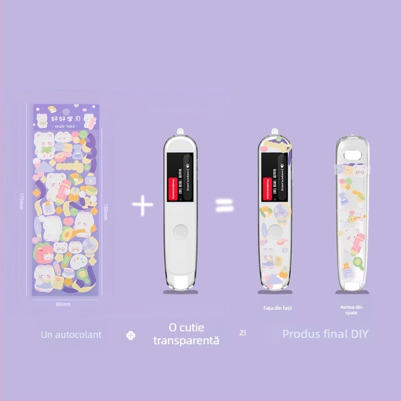 Etui pentru Alpha Egg D1 dicționar‑pen, TPU, husă moale anti-zgârieturi, procesare personalizabilă, cadou de ziua de naștere