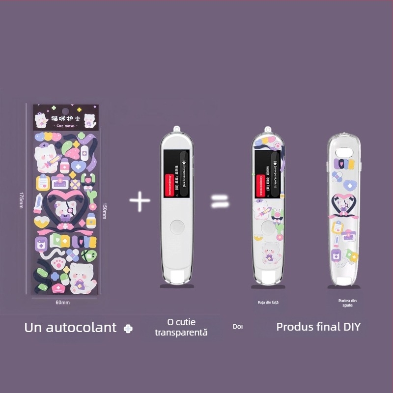 Etui pentru Alpha Egg D1 dicționar‑pen, TPU, husă moale anti-zgârieturi, procesare personalizabilă, cadou de ziua de naștere