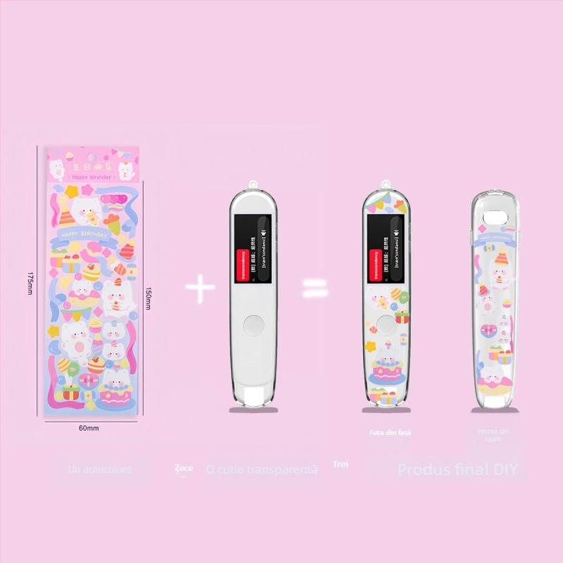 Etui pentru Alpha Egg D1 dicționar‑pen, TPU, husă moale anti-zgârieturi, procesare personalizabilă, cadou de ziua de naștere