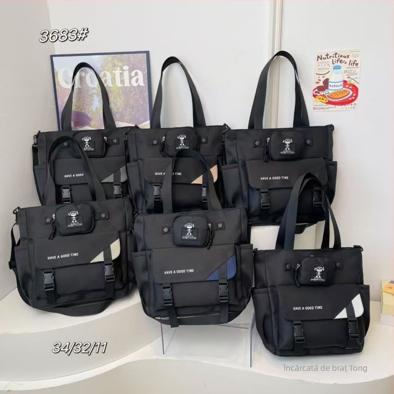 Geantă de școală cu capacitate mare, design cartoon, material Oxford, curea cu pernă de aer, pentru uz școlar