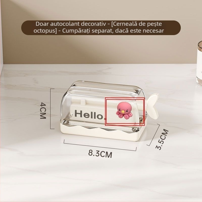 Dulap oglindă cu presor de pastă de dinți, suport detașabil pentru față/prosoape, spațiu de depozitare pentru periuța de dinți electrică, suport pentru periuța de dinți în partea de jos, cutie magnetică pentru baie